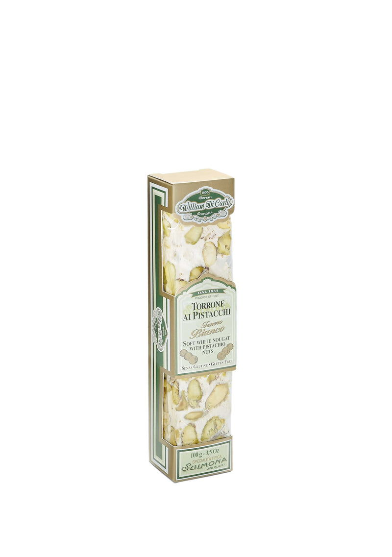 Torrone | Bianco ai Pistacchi | 100g